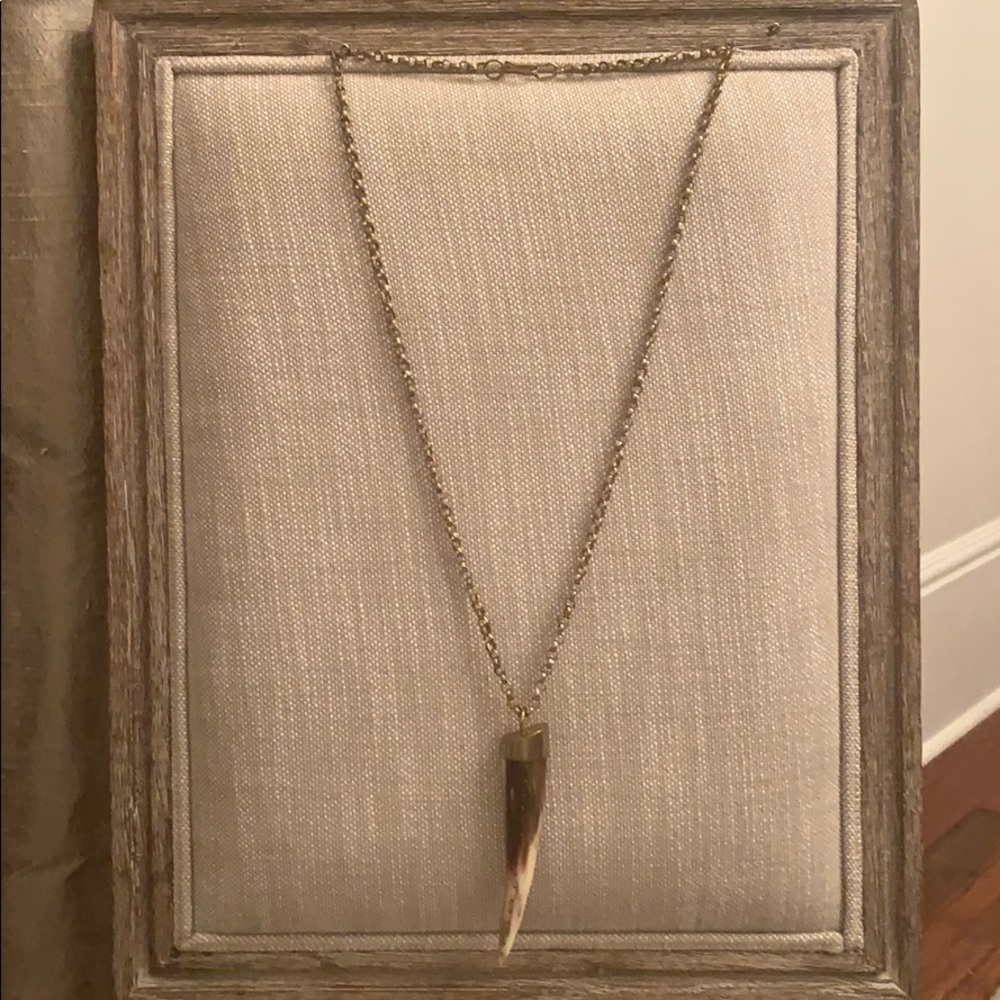 Faux Fang Statement Necklace